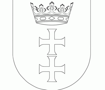 Herb Gdańska. Kolorowanka
